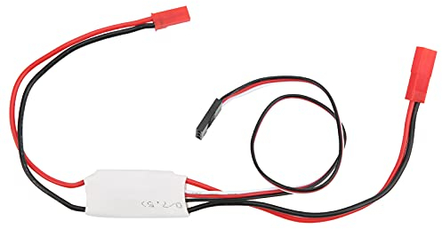 Interruttore Elettronico RC, Cavo in Silicone Resistente 30A Interruttore On / Off Telecomandato Ricevitore PWM Accessorio RC per Auto RC / Drone