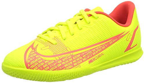 Nike Jr. Vapor 14 Club IC Football Shoe, Black Black Iron Grey, 36.5 EU