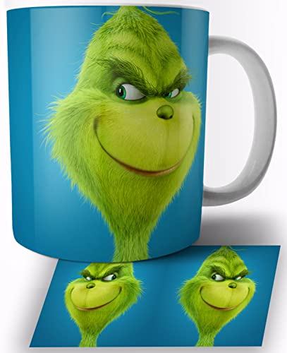 TusRelojes The Grinch Tasse en Céramique Blanche 325ml Mug