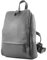 modamoda de T138 Damen Leder Rucksack Handtasche handmade in Italy, Farbe:Dunkelgrau2021