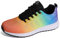 Minbei Damen Turnschuhe Hallenschuhe Atmungsaktiv Outdoor Fitnessschuhe Laufschuhe Schnürsenkel Frauen Sportschuhe Flach Bunt 35 EU