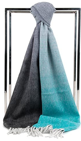 SEECOSY Pashmina-Schal aus 100% reinem Kaschmir – klassischer, einfarbiger, warmer, weicher Schal, Geschenk für Damen und Herren