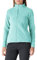 Outdoor Ventures Damen Fleecejacke mit Durchgehendem Reißverschluss Stehkragen Frauen Leichte Fleece Sweatjacke Warme Damenjacke für Laufen, Wandern und Freizeit Mintgrün L