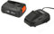 Gardena Starter Kit P4A PBA 18V/45 2.5 Ah + AL 1830 CV: The Starter kit Includes The Gardena Quick Charger AL 1830 CV and a 2.5 Ah Gardena Power for All Battery PBA 18V/45 (14906-28)