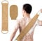 Cozlly Rückenschrubber Peeling für Dusche, 100% Natürlicher Sisal Rückenschrubber Band und Peelinghandschuh Körper, Duschhandschuhe Peeling, Massagegurt für Rücken Dusche