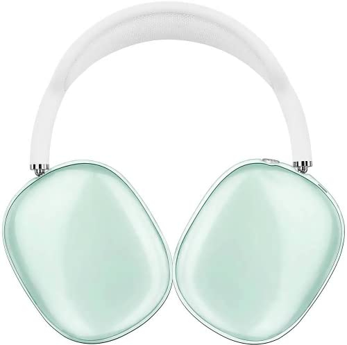 SaharaCase Hybrid Flex Cover Case für Apple AirPods Max [Rugged] Kopfhörerschutz Antirutschgriff Slim (Transparent Grün)