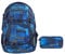 coocazoo MATE Schulrucksack-Set 2tlg inkl. Schlamperbox (Deep Matrix)