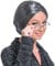 Hatstar Großmutter Oma Perücke | Grandma Granny Wig | Grauer Dutt | Party Kostüm Accessoire zu Karneval & Fasching | Verkleidung Damen & Mädchen