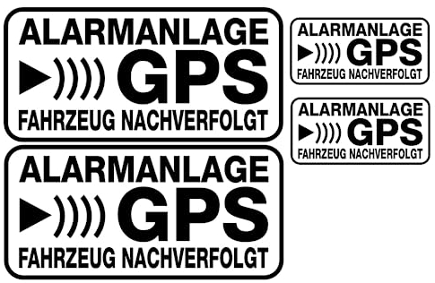 4 adesivi per auto, moto, pneumatici, camion, camper (nero)