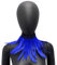 MoreChioce Gothic Federkragen Halsband, Natürlichen Feder Halsband Federboa Choker Kragen Halloween Schal Cape für Frauen und Mädchen Party Glamour Kostüm Party,Dunkelblau