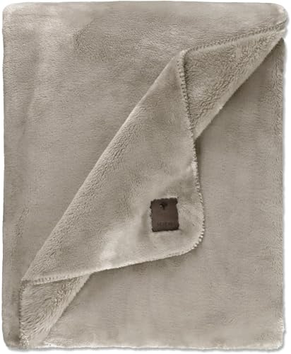 JOOP! Plaid Sleek | 010 grau - 150 x 200