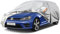 Kayme Autoplane Wasserdicht Atmungsaktiv für VW Golf MK5/6/7/8 (2003-2025), 6 Schichten Vollgarage Autoabdeckung für Regen Sonne Staub Schutz Verkratzt, Autoabdeckung mit Reflektierenden Streifen.