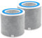 HP102 Replacement Filter, Compatible with Shark Air Purifier HP100, HP102 and 3-in-1 Models HC450, HC451, HC452, HC455, 2Pack