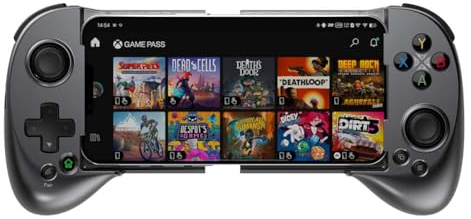 ShanWan Mobile Gaming Controller for Android/iOS, Phone controller for iPhone15, Bluetooth connection, PS Remote Gaming Xbox Cloud Steam Link GeForce NOW MFi Arcade Gaming