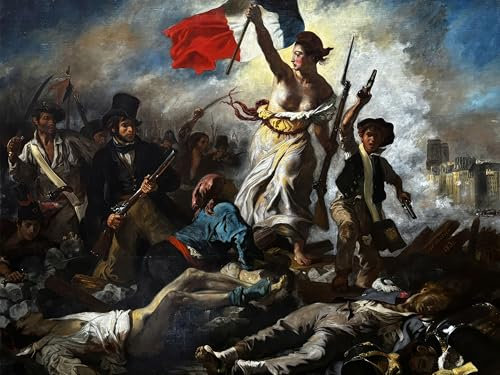AveJoys Puzzle 1000 Teile Erwachsene Liberty Leading The People von Delacroix 70 x 50 cm Puzzles für Erwachsene Klassische Puzzles 1000 Teile Erwachsene Puzzles Erwachsene 1000 Teile