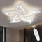 BAYHT Deckenlampe LED Deckenleuchte Dimmbar mit Fernbedienung 45W Wohnzimmerlampe Modern Design Schlafzimmerlampe Küchenlampe für Schlafzimmer Esszimmer Wohnzimmer Arbeitszimmer 63cm