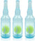 Bouteille d'eau interactive pour chien avec balle de tennis, jouet à mâcher en plastique pour chien (taille S, vert)