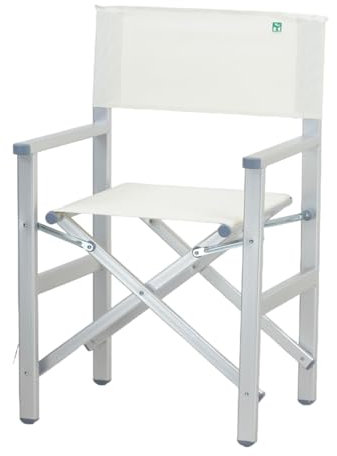 Totò Piccinni REGISTA SALENTO Pieghevole in Alluminio leggera mare spiaggia piscina giardino (Regista Beige)