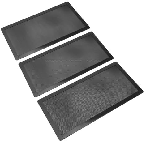 Ultra Fine Holes Design, Magnetic PC Fan Dust Mesh Filter, Reduce Fan Cleaning Time, 120x240mm PVC Computer Dust Proof Filter