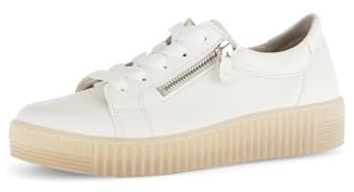 Gabor Damen Low-Top Sneaker, Frauen Halbschuhe,schnürschuhe,schnürer,straßenschuhe,Strassenschuhe,Sportschuhe,Latte (transp.),43 EU / 9 UK