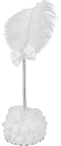 Operitacx Gästestift mit Halter elegant write Party zeichentusche guestbooks armatur Hochzeitsgeschenk buch die nachricht Schreiben the white Stift für Hochzeitsgäste Hochzeitsstift Weiß