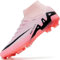 situkeke Scarpe da Calcio Uomo All'aperto High Top Scarpe da Calcetto Tacchetti Sportivo Professionali Competizioni Scarpe da Allenamento Pink 44 EU