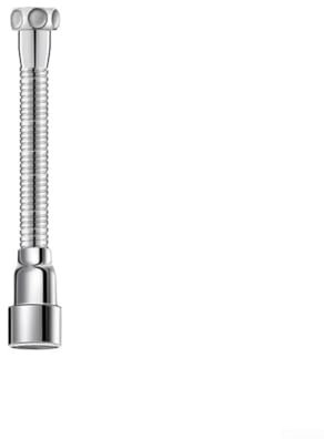 Jonikuper Rallonge de robinet de cuisine, rallonge de robinet flexible avec double fonction de pulvérisation pour un contrôle de l'eau sans effort, pour cuisine, salle de bain (16 cm)