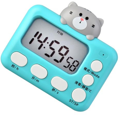 Garneck kleiner Küchentimer uhrzeit lernen work timer Spieluhr elektronische zeiterfassung Grill-Timer süßer Küchentimer Uhren Sanduhr Kalender Tag Küchenwerkzeug Timer für das Studium Abs