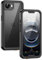 Lanhiem for iPhone 16e Case, IP68 Waterproof Dustproof Shockproof Cases with Built-in Screen Protector, 360 Full Body Protective Heavy Duty Rugged Phone Cover for iPhone 16e 2025 6.1 inch (Black)