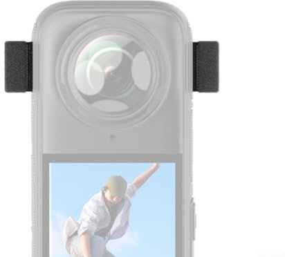 Microphone Wind Muff for X5 X4 X3 Action Camera, Sponge Windshield Noise Reducer, Sound Quality Enhancer, Outdoor Recording Accessory, Black (6 Pieces)