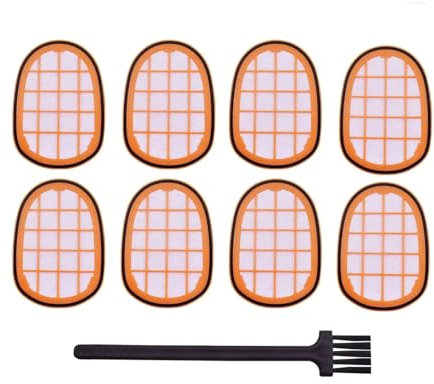 Compatible con aspiradora de Mano Philips Speed ​​Pro MAX Aqua FC6812 FC6813 FC6822 FC5005/01, Piezas de Repuesto de Filtro HEPA(8pcs Filter Kit)