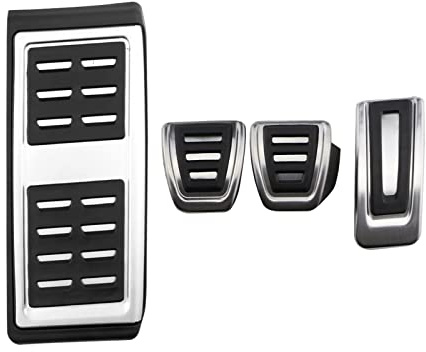 Auto-Pedalabdeckung für VW, Golf 7, Tiguan, Passat B8, Seat für Leon 5F, MK3, Autopedale, Fußstütze, Gas-Kraftstoff, Bremskupplung, Bremsstütze, Pedal, 1 Stück (LHD))