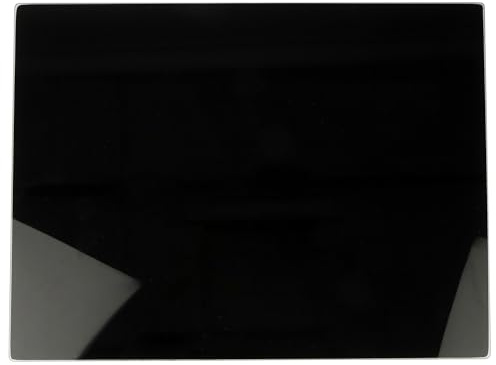 FESTA ITALIA Schneidebrett Glas 20 x 30 cm - gehärtet, Schwarz | Hygienisches Glasschneidebrett aus gehärtetem Glas - geruchsneutral, fleckenbeständig und nur per Hand zu reinigen