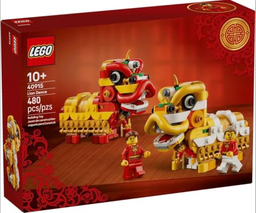 LEGO Lion Dance 40915, Chinese New Year Building Set, 480 Pieces, Ages 10+