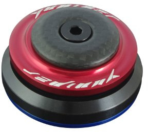 Yuniper Tapered 71g Steuersatz 51.8 Drop in 1 1/8 auf 1.5 rot Carbon Tune it