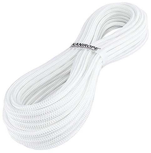 Kanirope® Nylonseil Polyamidseil Seil NYLONBRAID 8mm 20m 16-fach geflochten