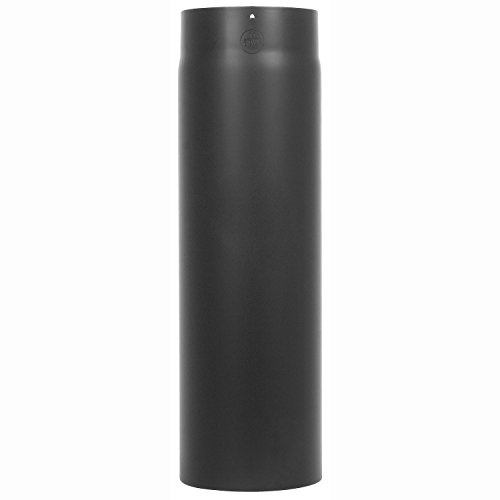 Rauchrohr 500 mm mit einem Ø 120 mm Schwarz Ofenrohr