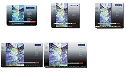 Staedtler® Aquarellstift karat® - 3 mm, Metalletui mit 12 Farben, sortiert; Packungsinhalt: 12 Farben