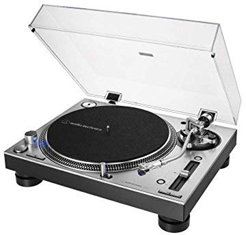 Audio-Technica - AT-LP140XP Professional Direct Drive Manual Turntable - Silver