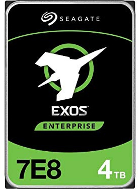 Seagate Exos 7E8 4TB Internal Hard Drive Enterprise HDD – 3.5 Inch 512n SATA 6Gb/s, 7200RPM, 256MB Cache – Frustration Free Packaging (ST4000NM000A)