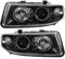 Scheinwerfer Set für Toledo Typ 1M Bj. 99-04 klar/schwarz Angel Eyes H1+H1