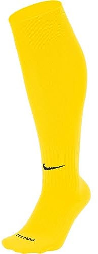 Nike Mixte Nike Classic Ii Cushion Over-the-calf Socks, TOUR YELLOW/BLACK, M EU
