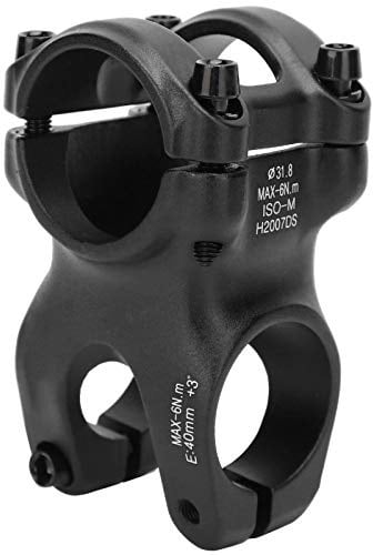 Alomejor Mountainbike Vorbau Aluminiumlegierung Fahrrad Lenker Vorbau 40MM Kurzer Lenker Vorbau für die meisten Fahrräder