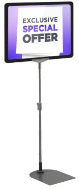 Showcard Stands Einzelhandel POS Internes Poster Display Retail (10 Stück) (A3 Rahmen hoch)
