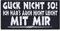 Aufnäher/Aufbügler Biker Patch Guck nicht so - ich hab's auch nicht leicht mit mir Heavy Metal Bügelbilder zum annähen | Rocker crazy Applikation für alle Stoffe | 90x45mm