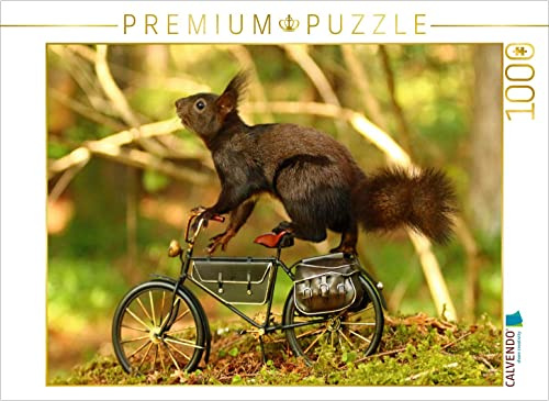 CALVENDO Puzzle Die erste Radtour 1000 Teile Puzzle quer | Lege-Größe cm Foto-Puzzle für glückliche Stunden