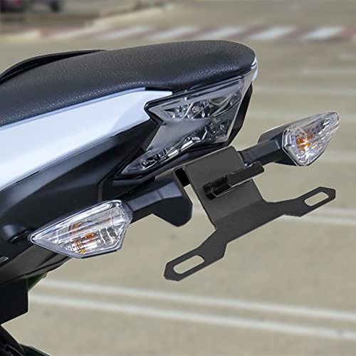 Lorababer Motorrad Hinteres Nummernschild Registrierung Halterung Heckfender Eliminator Kit Kompatibel mit Ninja650 NINJA 650 Z650 Z 650 2017 2018 2019 2020 2021 2022