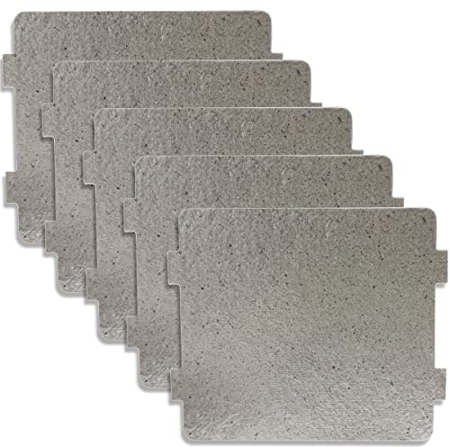 5 Pcs Microwave Oven Parts Waveguide Cover Universal Mica Sheet Microwave Oven Repairing Part for Kitchen Home Office Restaurant (4 Inch X 4.7 Inch)