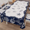 PETTI Artigiani Italiani - Tovaglia Antimacchia Rettangolare Copritavolo Cucina Disegno Marino 02 X6 Posti (140x180 cm) 100% Made in Italy