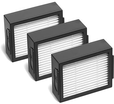 INF Ersatz Filter Zubehör für Roboter e5 e6 e7 i3 i4 i6 i7 i8 j7/Plus, 3 HEPA-Filter